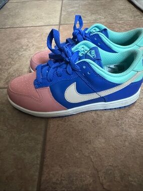 Nike Kids Blue, Pink & Mint Low-Top Sneakers